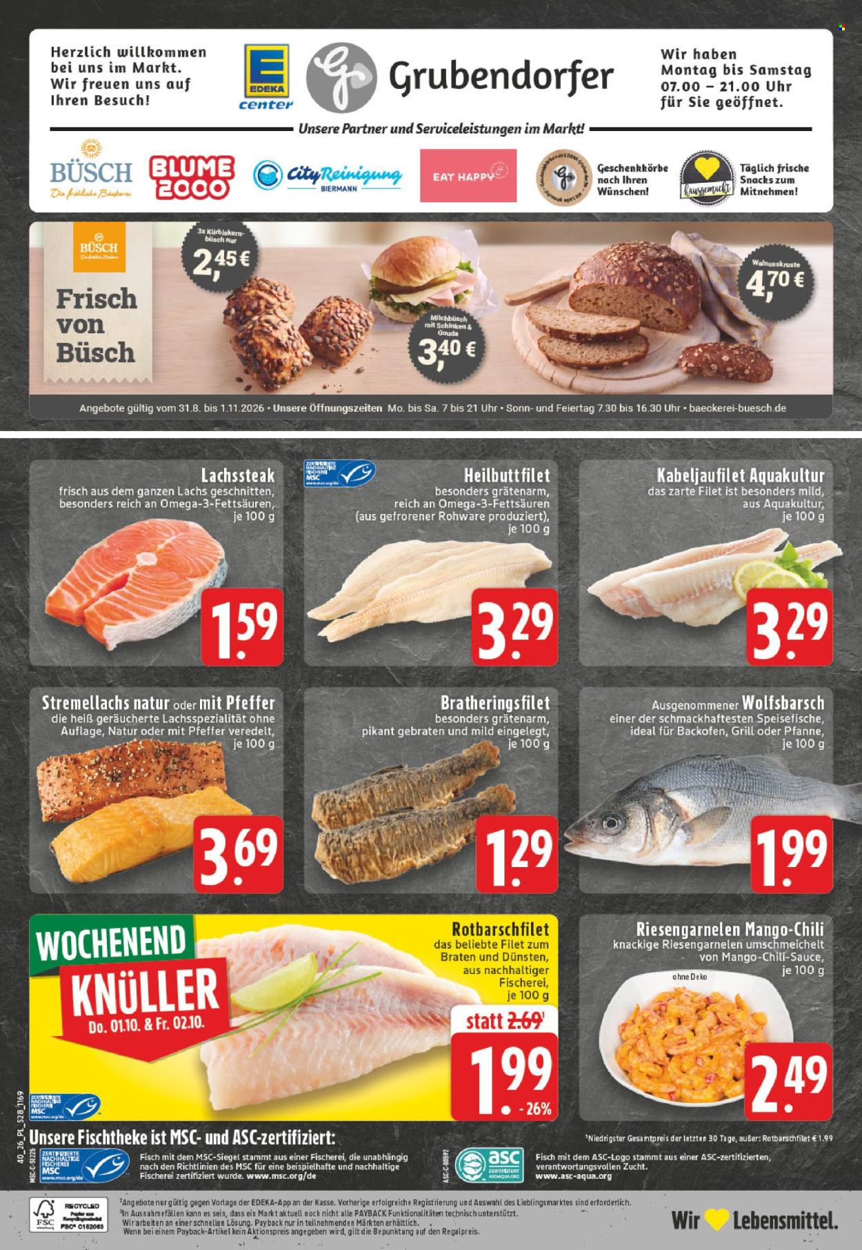 Edeka Prospekte  - 28.9.2026 - 2.10.2026. Seite 30