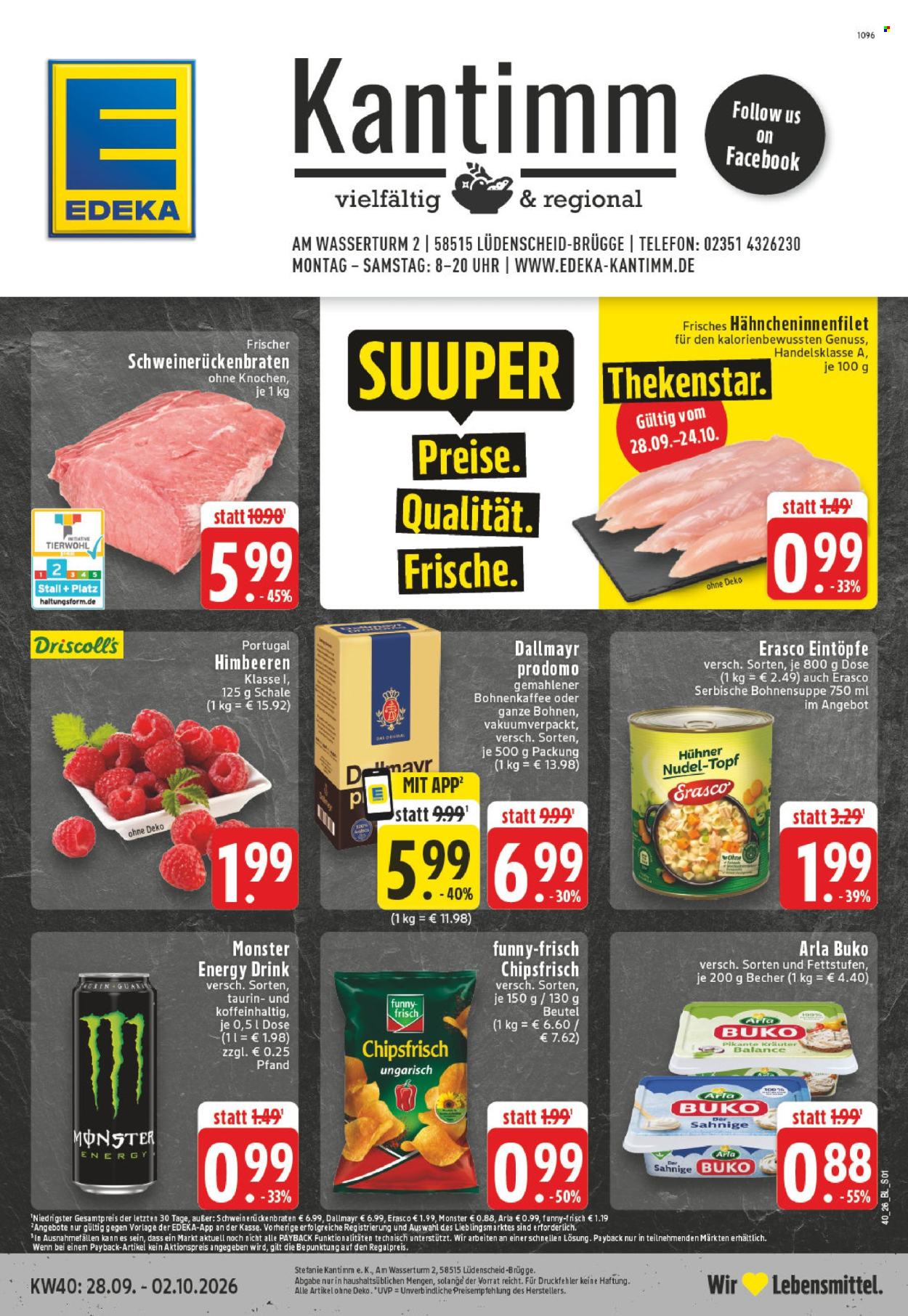 Edeka Prospekte  - 28.9.2026 - 2.10.2026. Seite 1