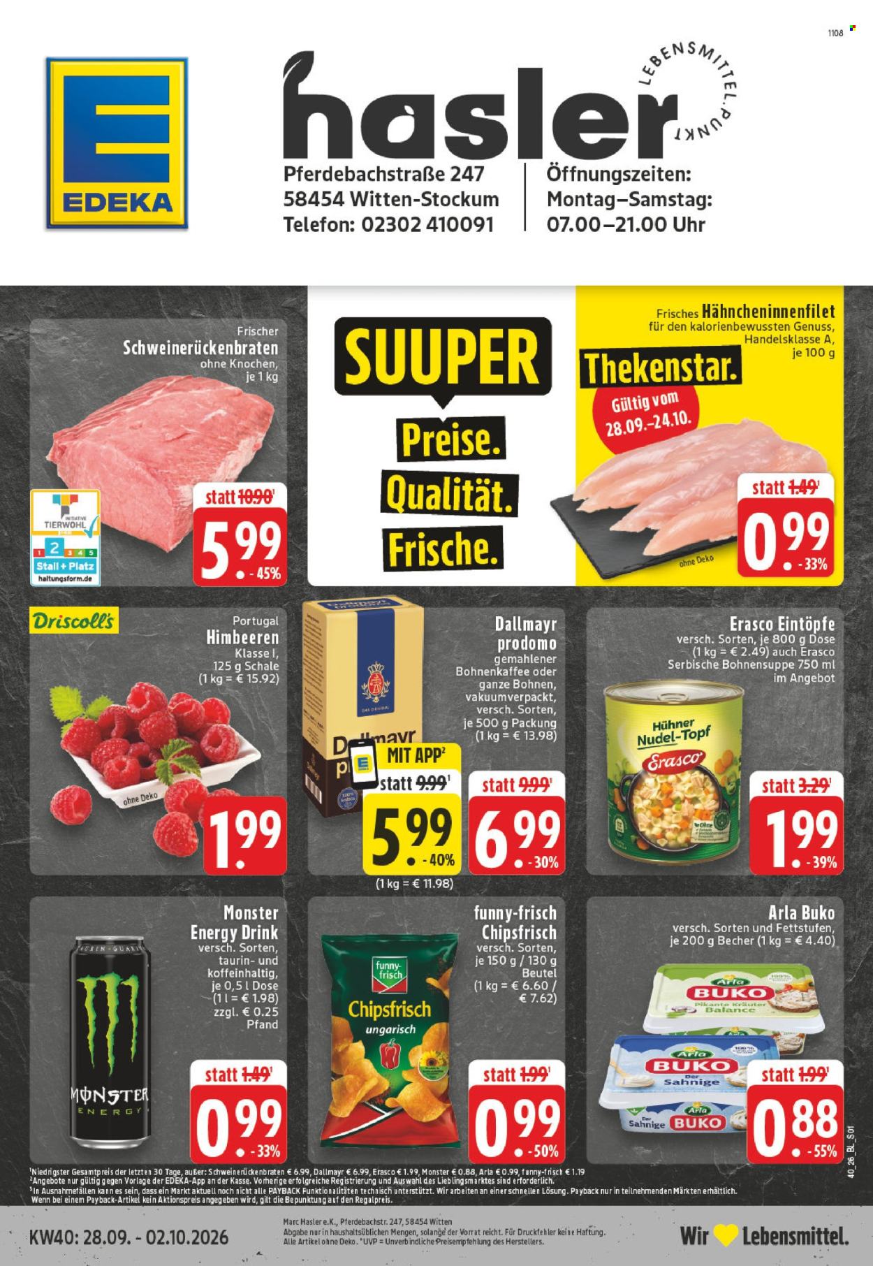 Edeka Prospekte  - 28.9.2026 - 2.10.2026. Seite 1