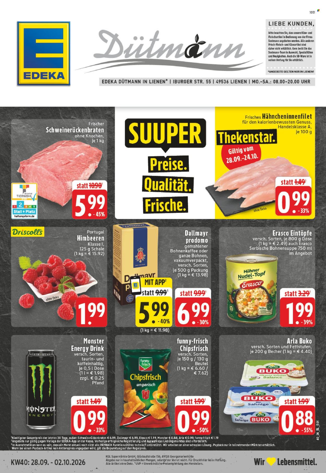 Edeka Prospekte  - 28.9.2026 - 2.10.2026. Seite 1