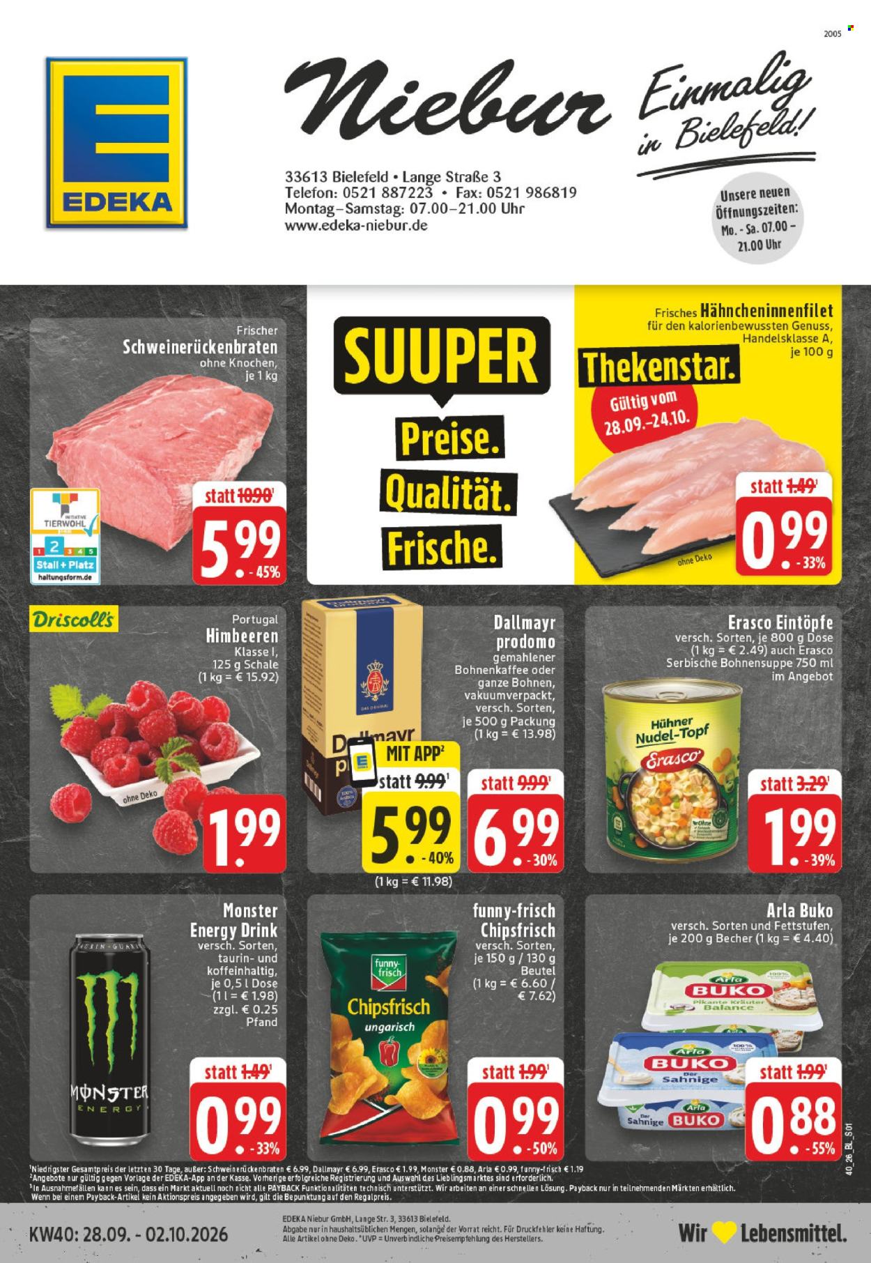 Edeka Prospekte  - 28.9.2026 - 2.10.2026. Seite 1