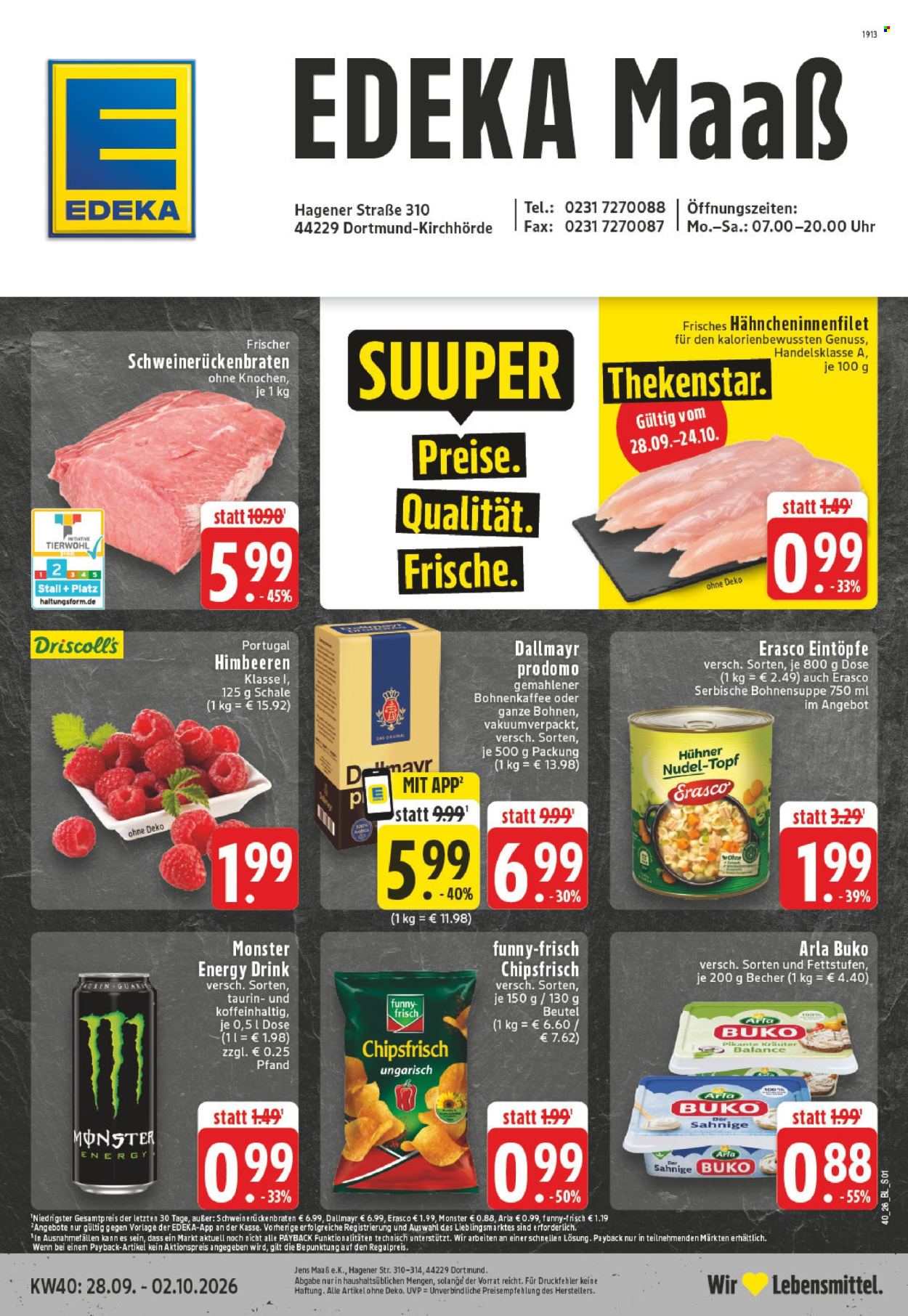 Edeka Prospekte  - 28.9.2026 - 2.10.2026. Seite 1