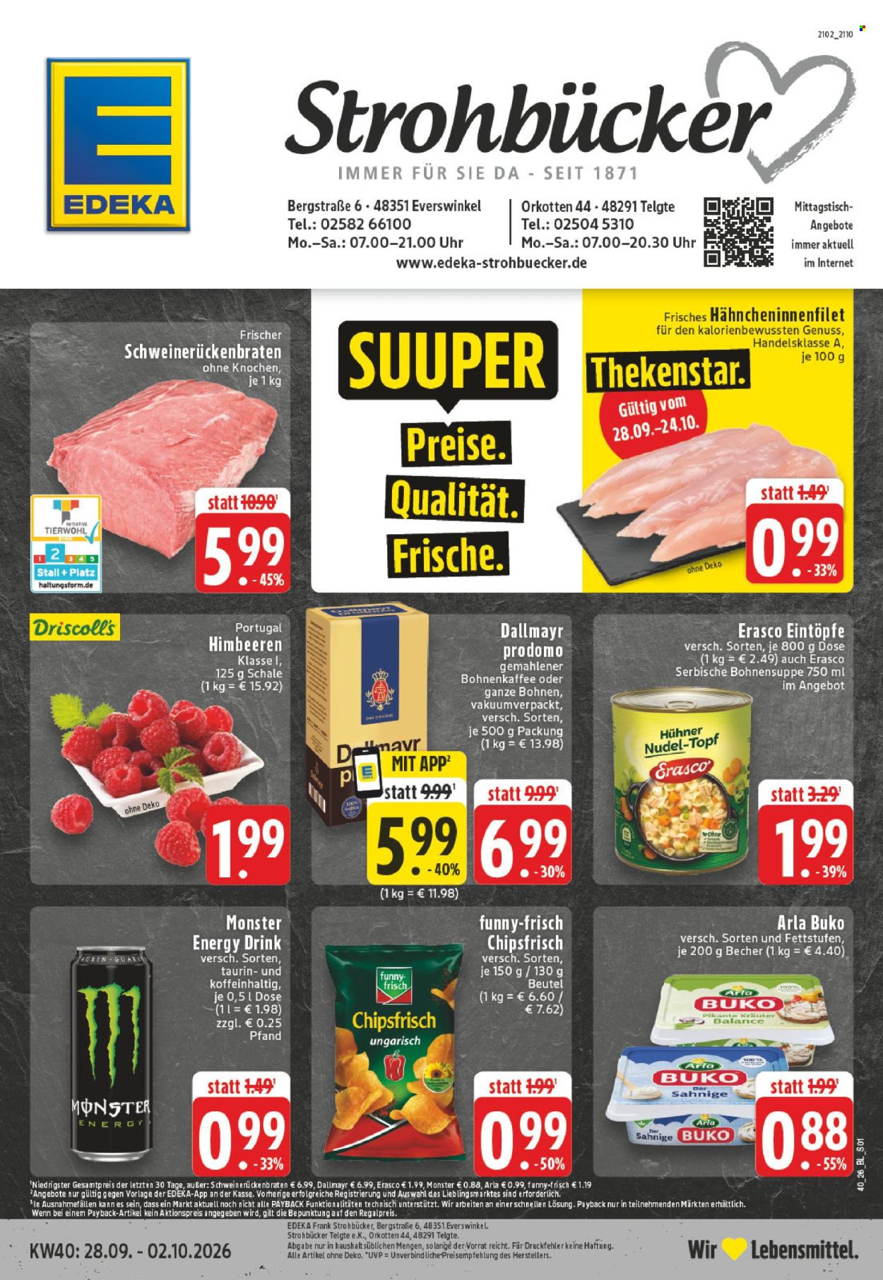 Edeka Prospekte  - 28.9.2026 - 2.10.2026. Seite 1