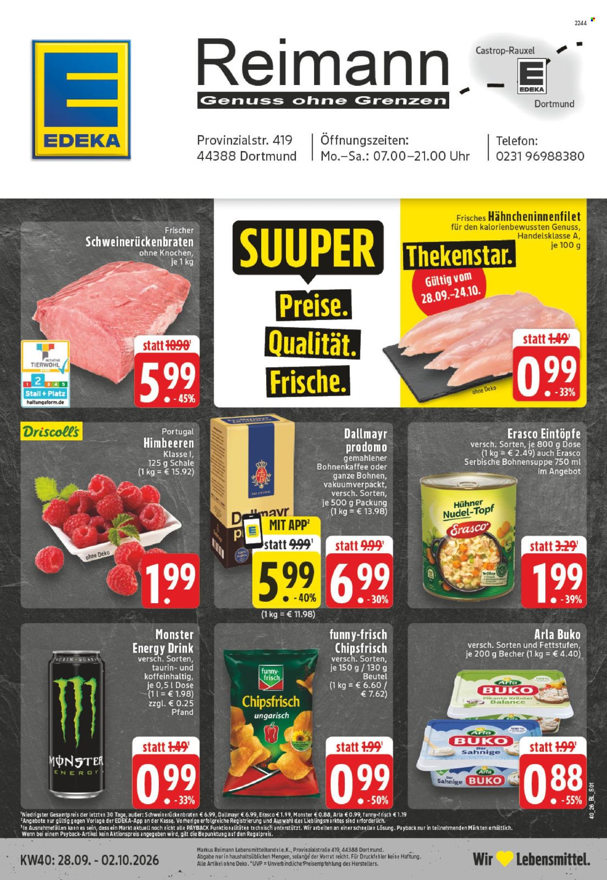 Edeka Prospekte  - 28.9.2026 - 2.10.2026. Seite 1