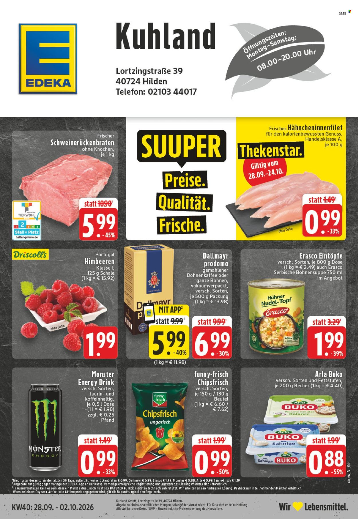 Edeka Prospekte  - 28.9.2026 - 2.10.2026. Seite 1