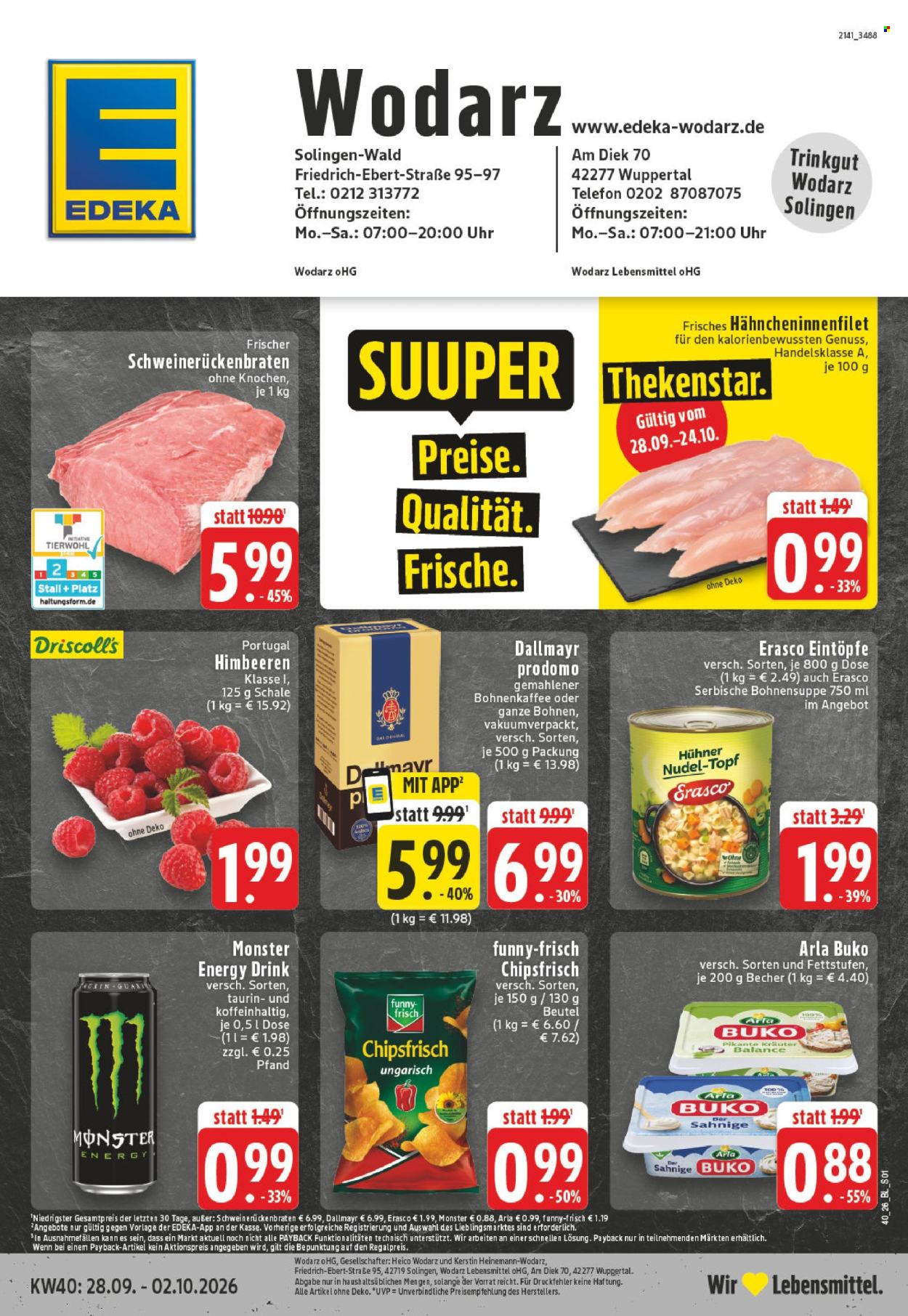 Edeka Prospekte  - 28.9.2026 - 2.10.2026. Seite 1