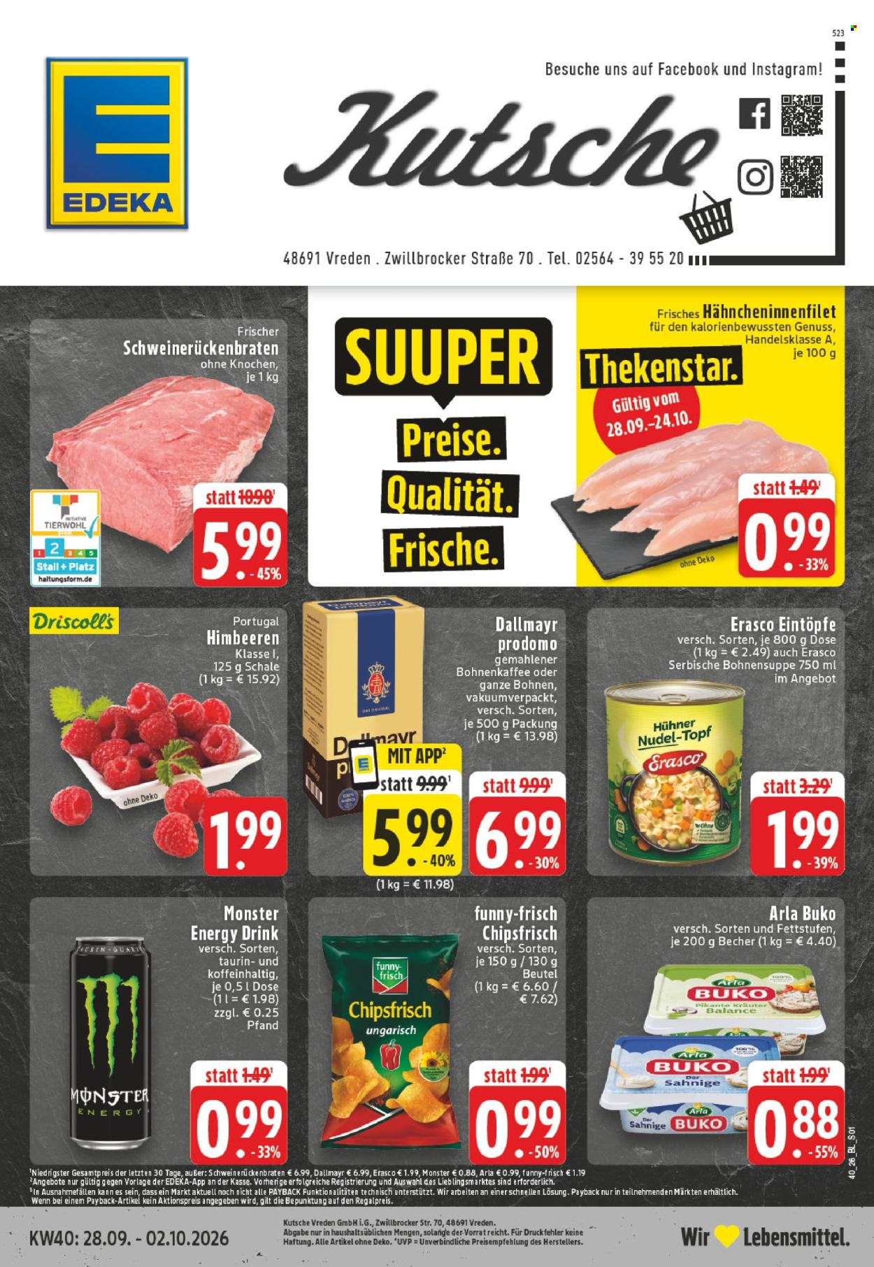 Edeka Prospekte  - 28.9.2026 - 2.10.2026. Seite 1