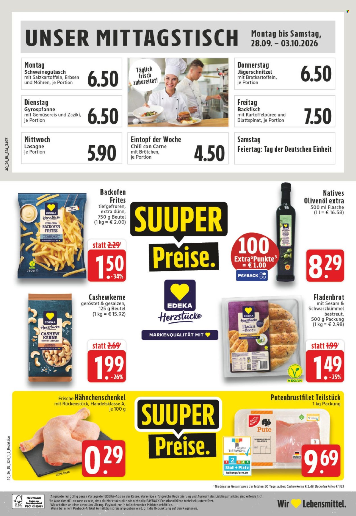Edeka Prospekte  - 28.9.2026 - 2.10.2026. Seite 26