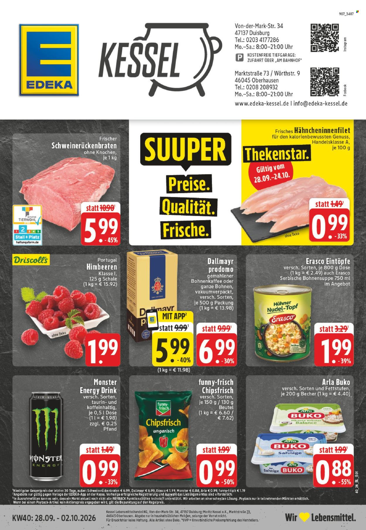 Edeka Prospekte  - 28.9.2026 - 2.10.2026. Seite 1