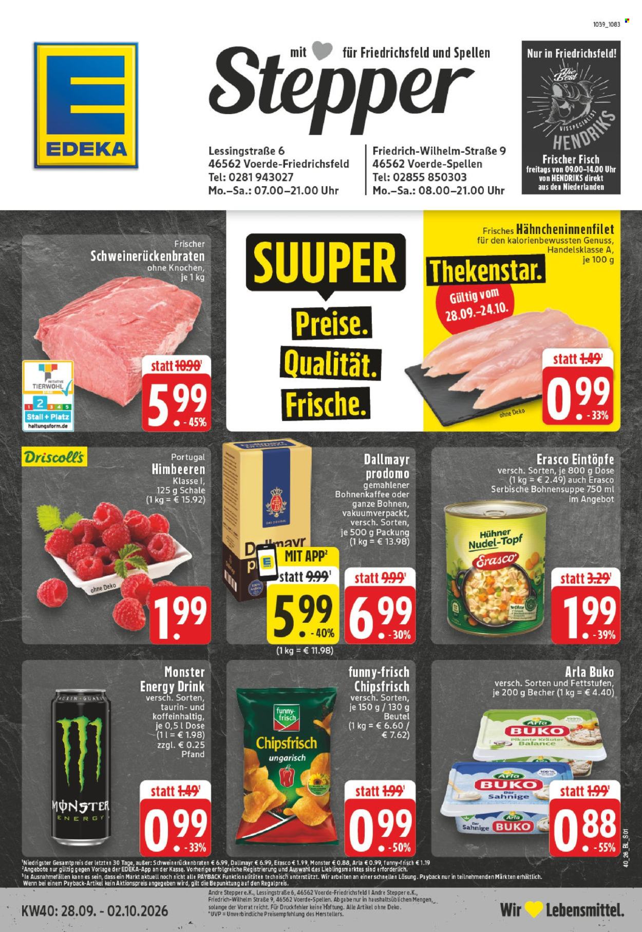 Edeka Prospekte  - 28.9.2026 - 2.10.2026. Seite 1