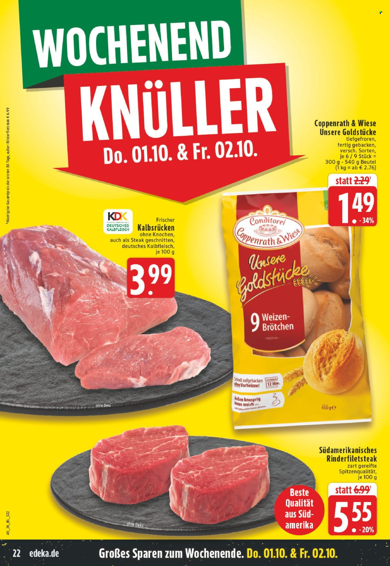 Edeka Prospekte  - 28.9.2026 - 2.10.2026. Seite 22