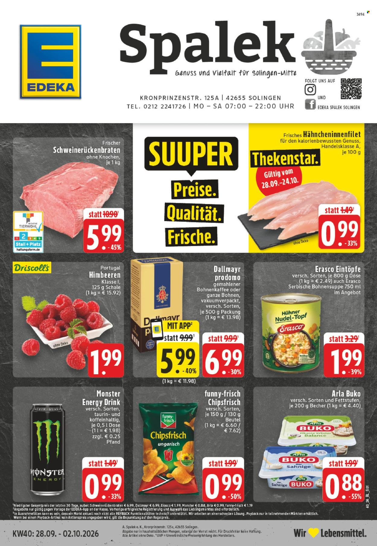 Edeka Prospekte  - 28.9.2026 - 2.10.2026. Seite 1