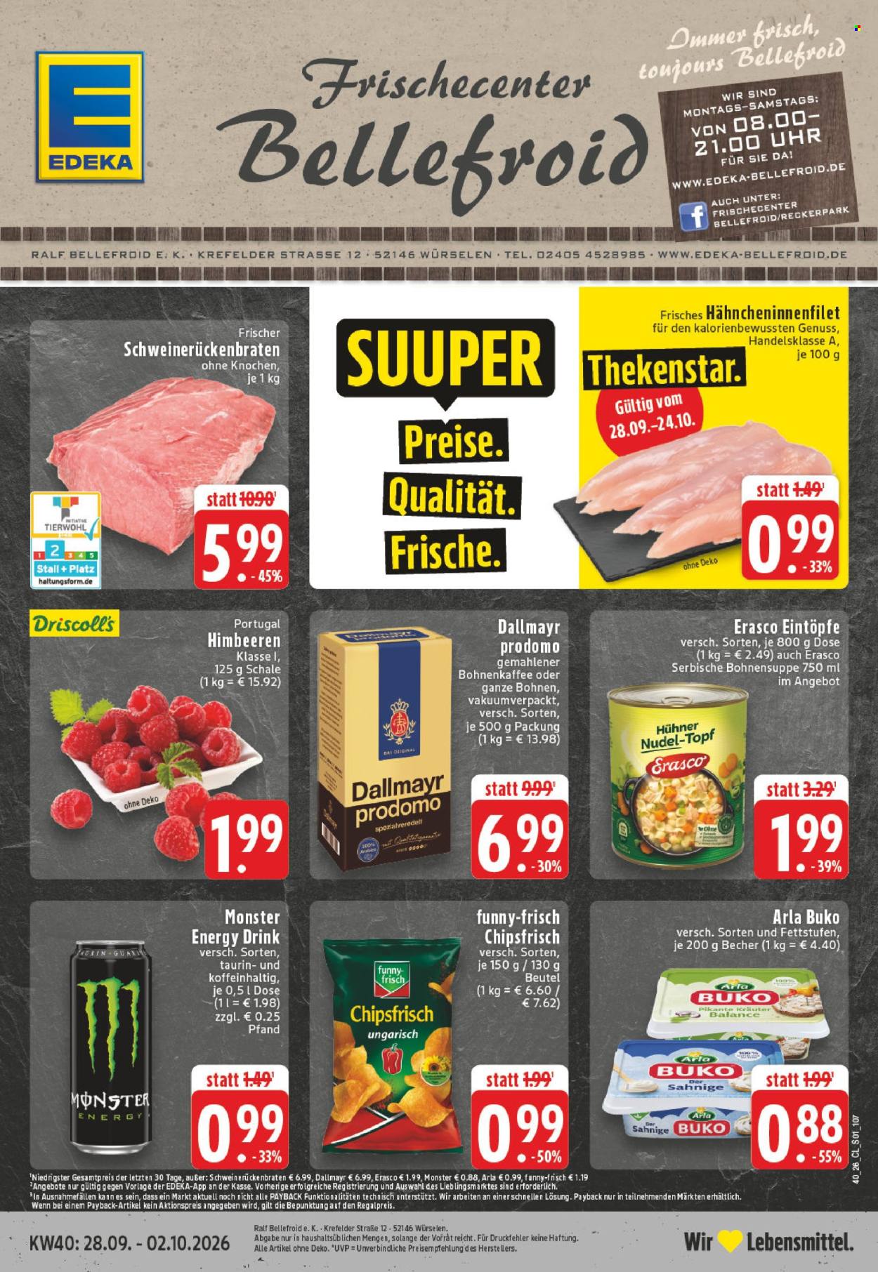 Edeka Prospekte  - 28.9.2026 - 2.10.2026. Seite 1