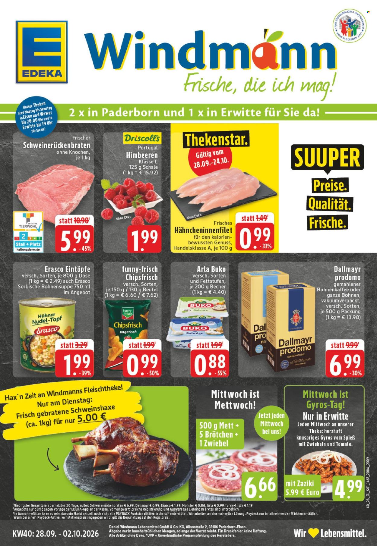 Edeka Prospekte  - 28.9.2026 - 2.10.2026. Seite 1