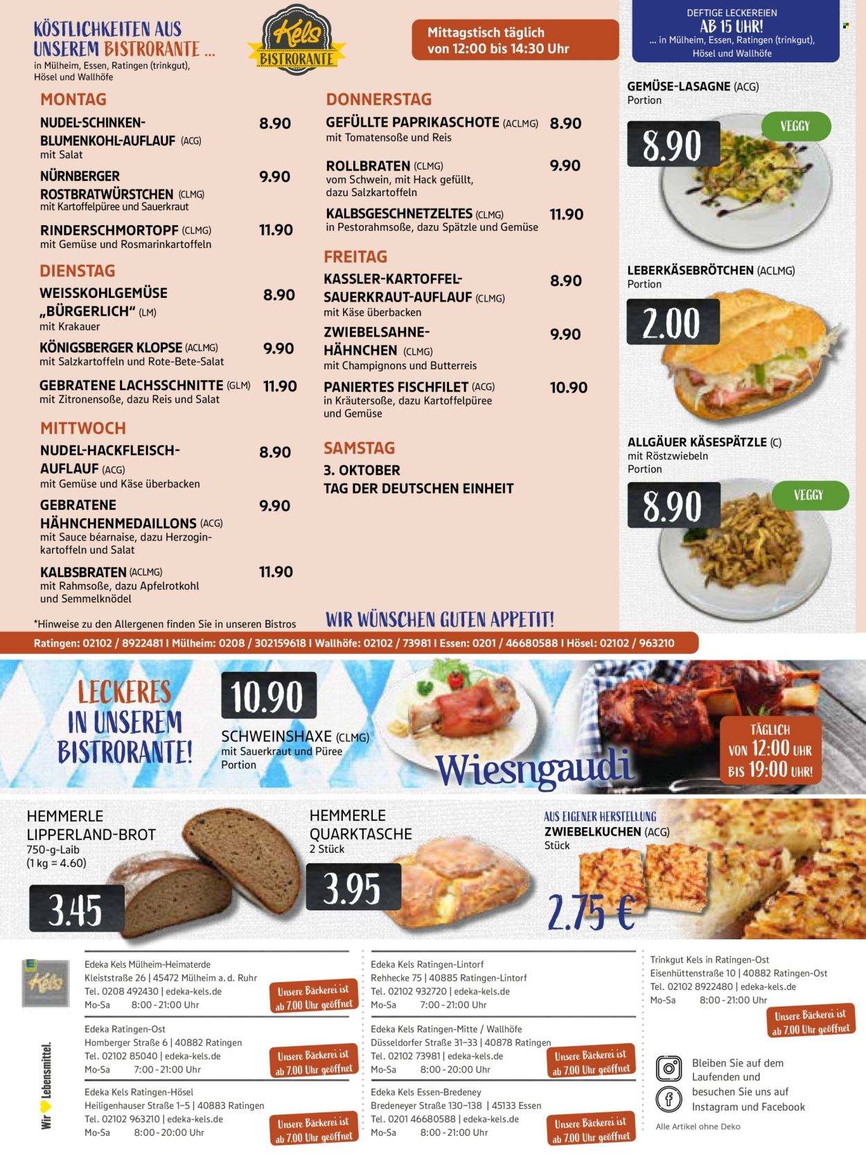 Edeka Prospekte  - 28.9.2026 - 2.10.2026. Seite 16