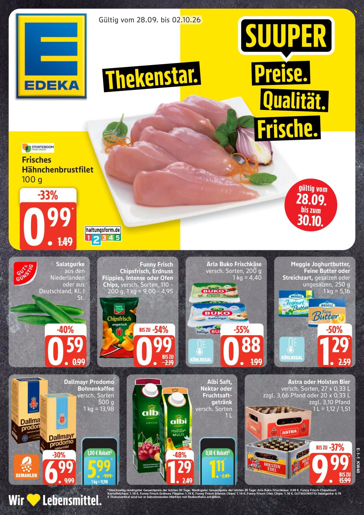 E center Prospekte  - 28.9.2026 - 2.10.2026. Seite 1