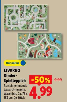 LIVARNO Kinder- Spielteppich