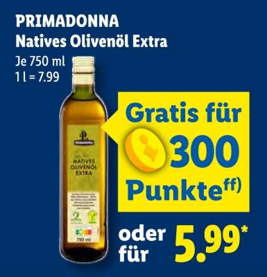 Primadonna Natives Olivenöl Extra