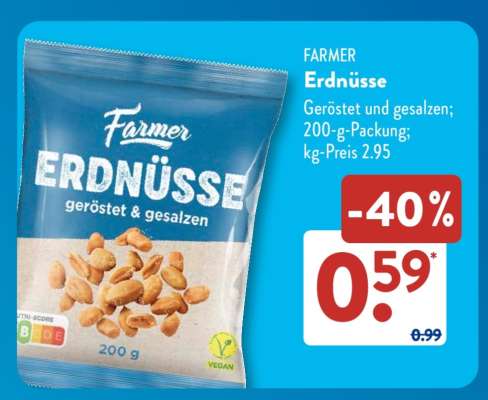 Farmer Erdnüsse