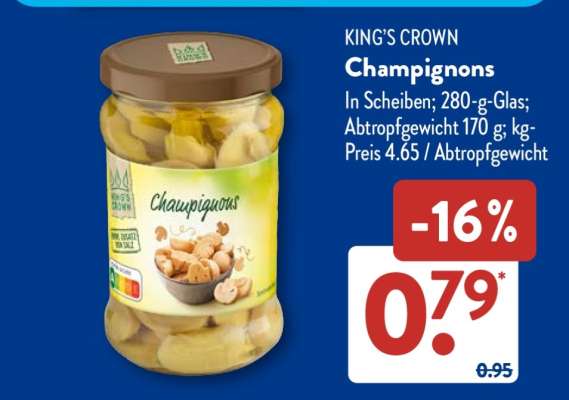 KING'S CROWN Champignons