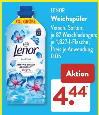 Lenor Weichspüler