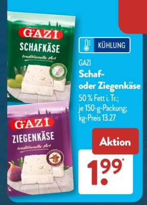 GAZi Schaf- oder Ziegenkäse