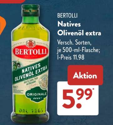 Bertolli Natives Olivenöl Extra