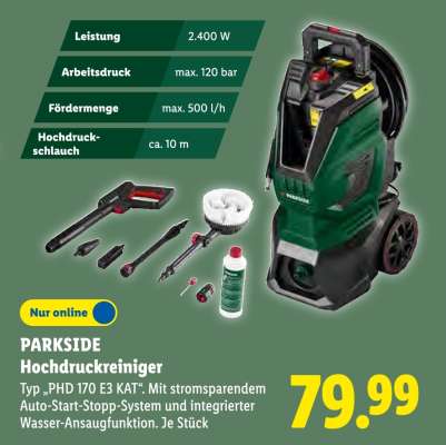 PARKSIDE Hochdruckreiniger