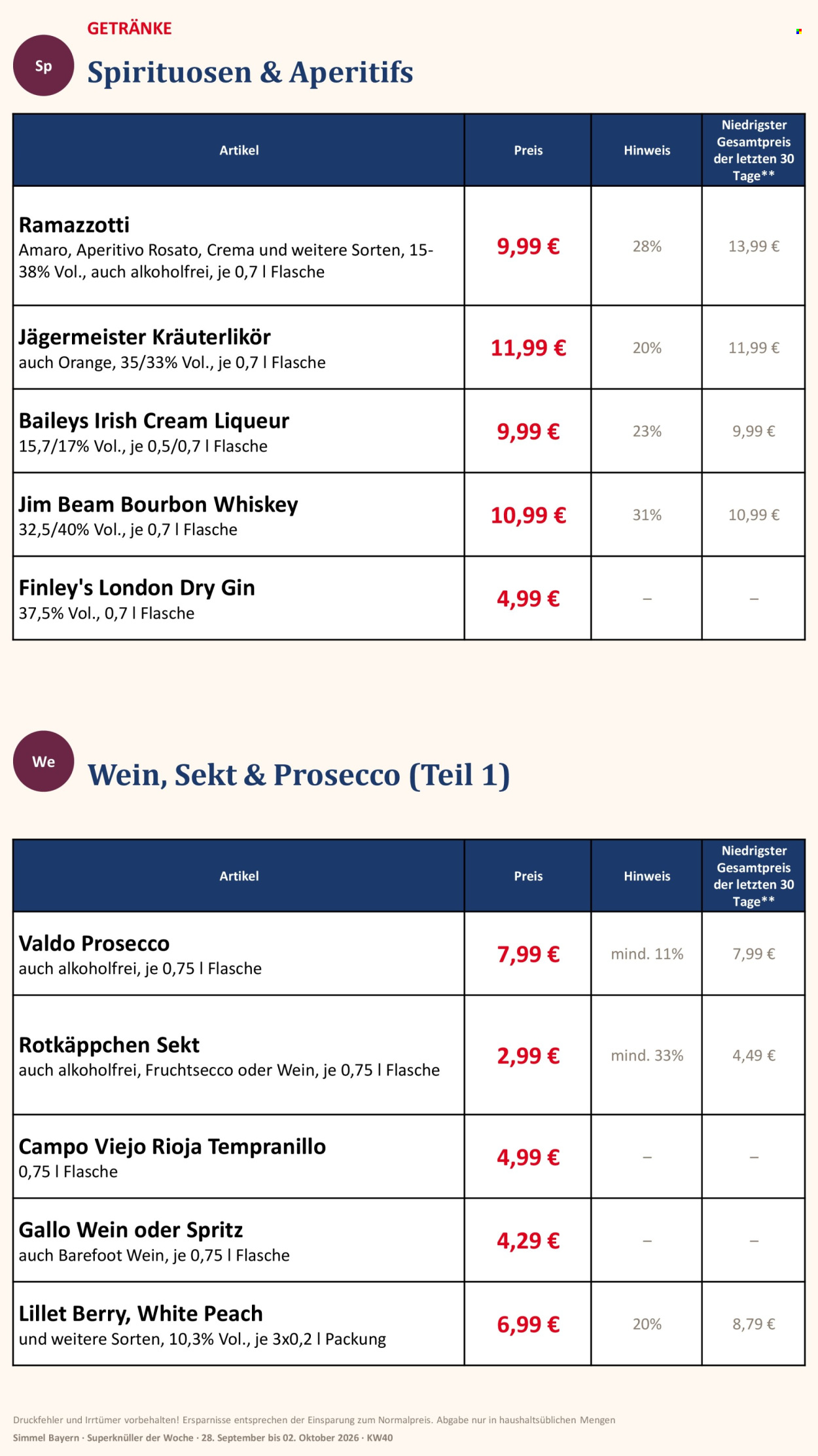 Edeka Prospekte  - 28.9.2026 - 2.10.2026. Seite 14
