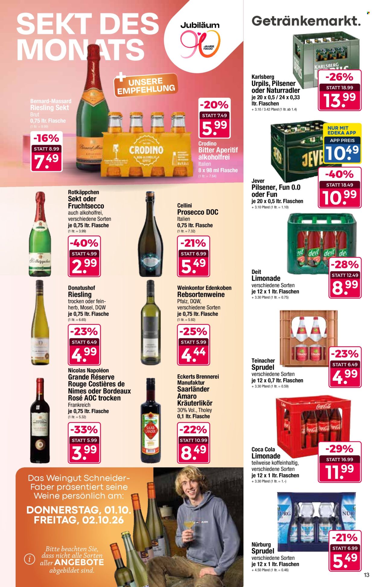 Edeka Prospekte  - 28.9.2026 - 2.10.2026. Seite 13