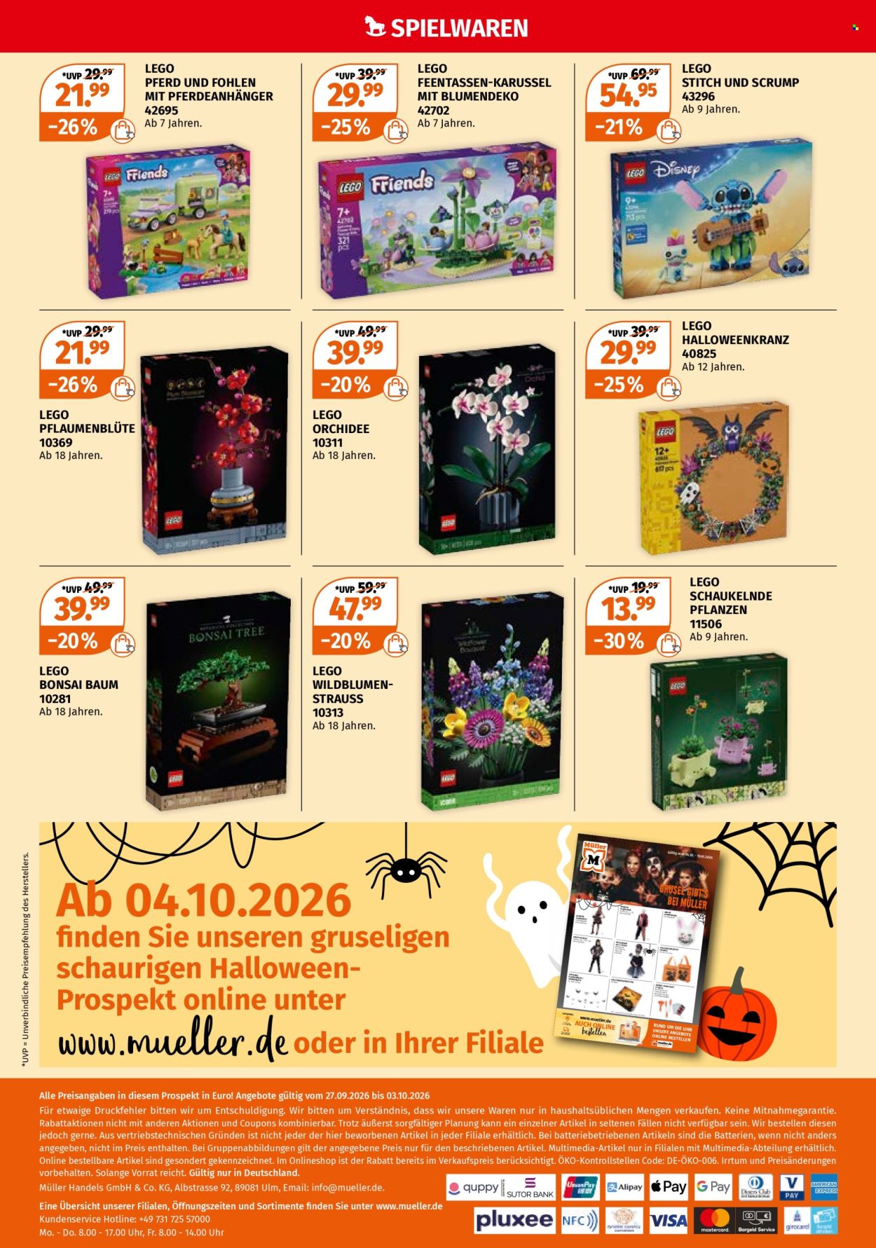 Müller Prospekte  - 27.9.2026 - 3.10.2026. Seite 16