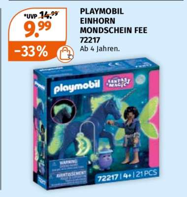PLAYMOBIL EINHORN MONDSCHEIN FEE 72217