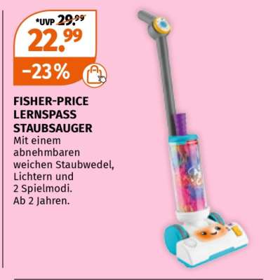 FISHER-PRICE LERNSPASS STAUBSAUGER