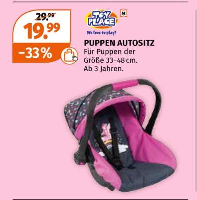 PUPPEN AUTOSITZ