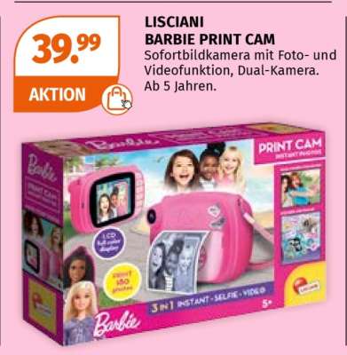 LISCIANI BARBIE PRINT CAM