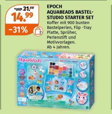 EPOCH AQUABEADS BASTEL-STUDIO STARTER SET