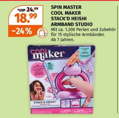 SPIN MASTER COOL MAKER STACK'D HEISHI ARMBAND STUDIO