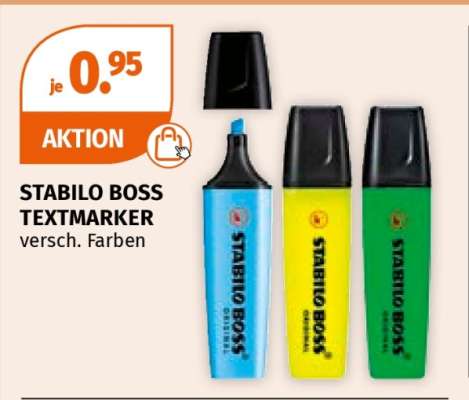 STABILO BOSS TEXTMARKER
