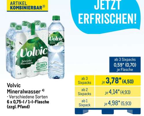 VOLVIC Mineralwasser