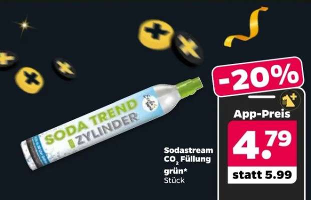 Sodastream CO2 Füllung grün