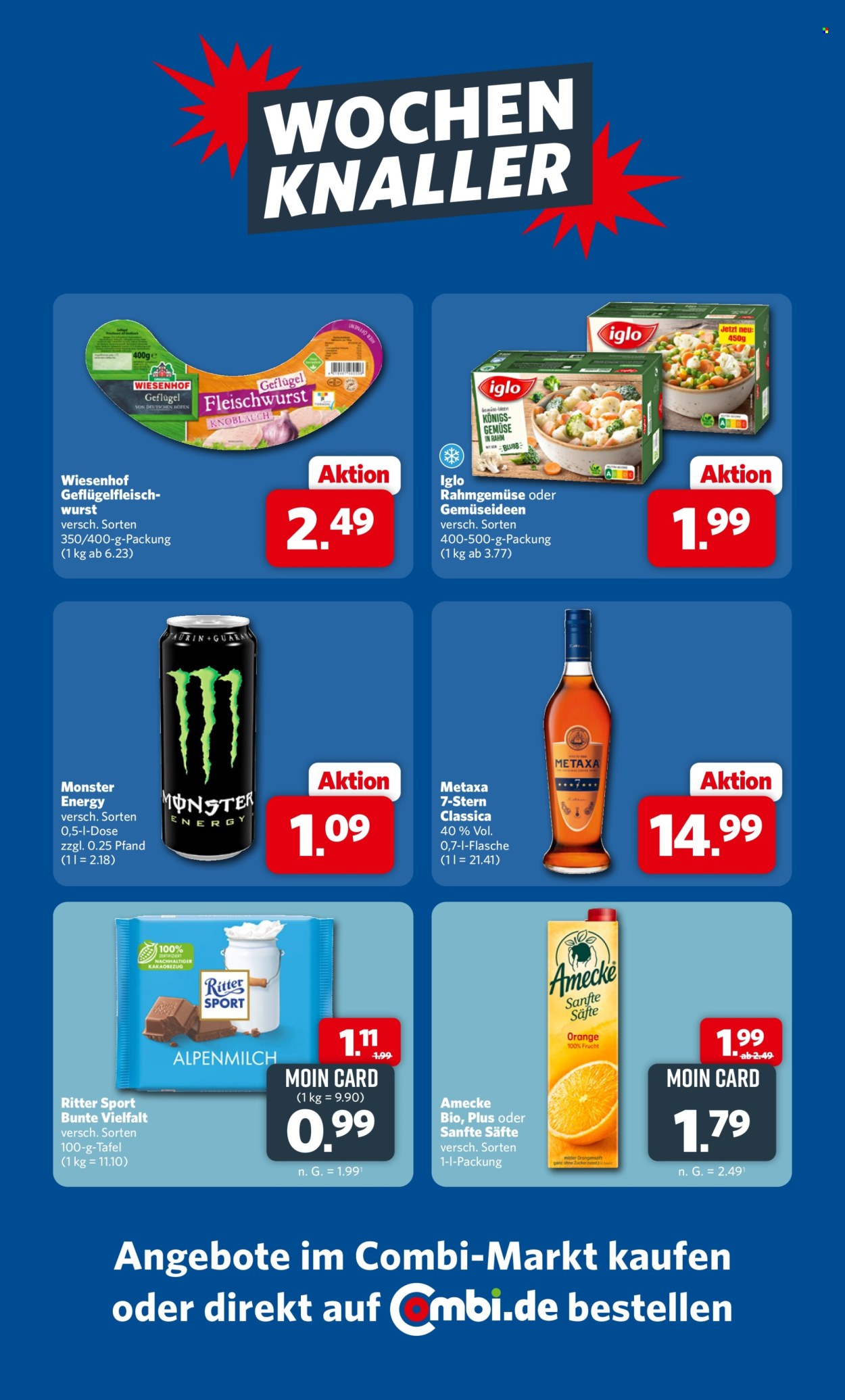 Combi Prospekte  - 27.9.2026 - 3.10.2026. Seite 1