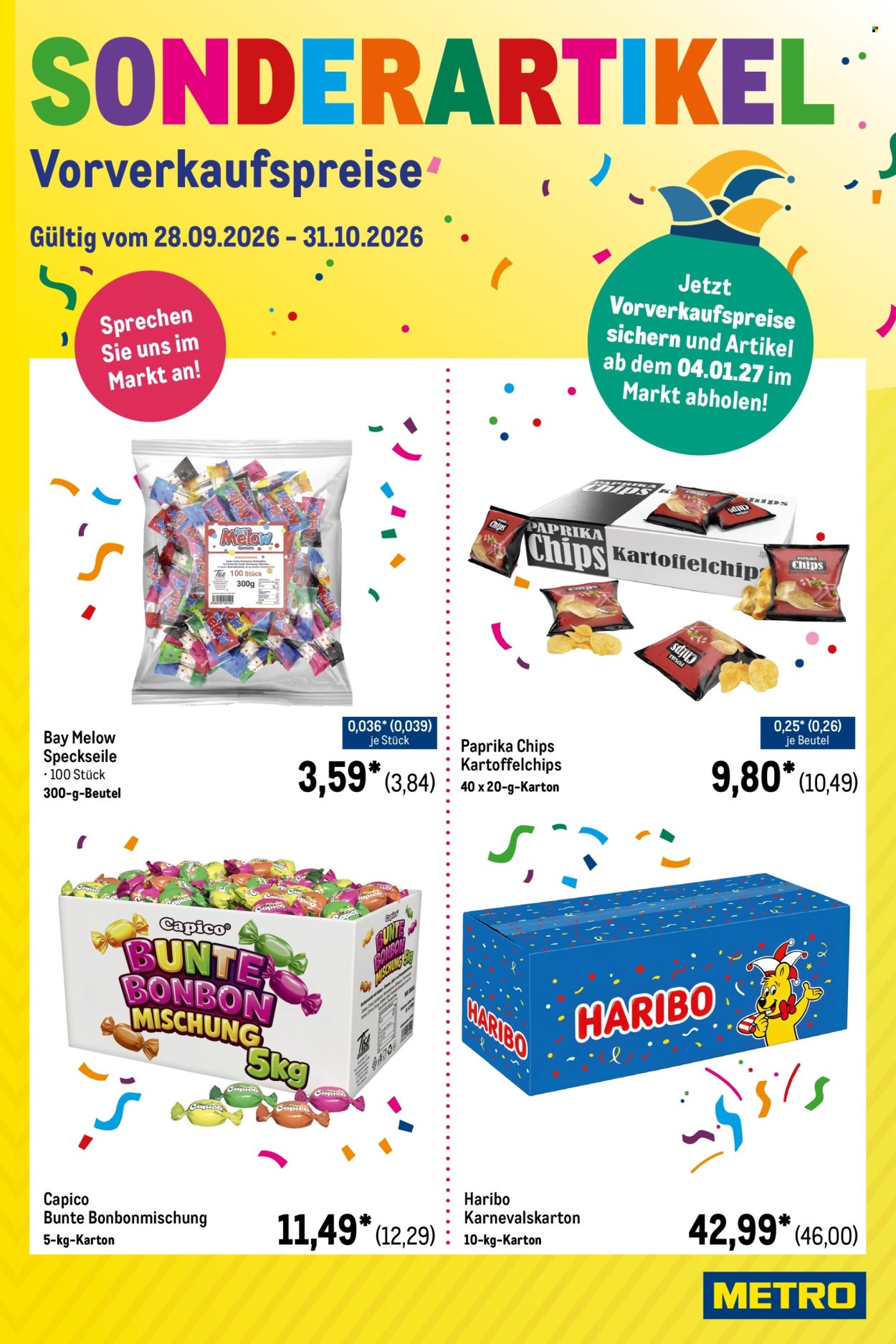 Metro Prospekte  - 28.9.2026 - 31.10.2026. Seite 1