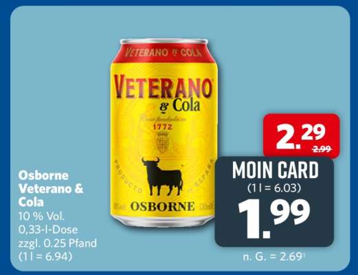 Osborne Veterano & Cola