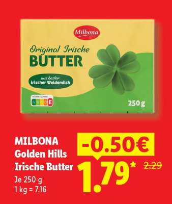 Milbona Golden Hills Irische Butter