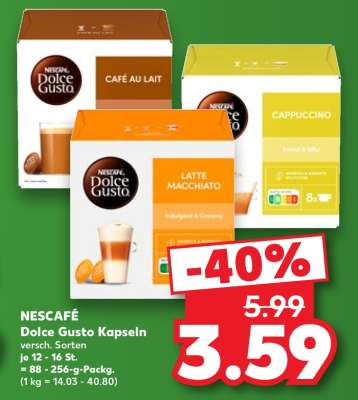 Nescafé Dolce Gusto Kapseln*