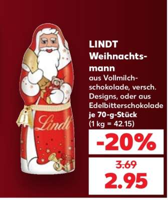 Lindt Weihnachtsmann