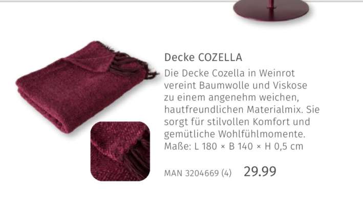 Decke COZELLA