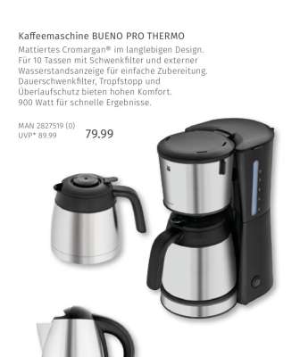 Kaffeemaschine Bueno Pro Thermo