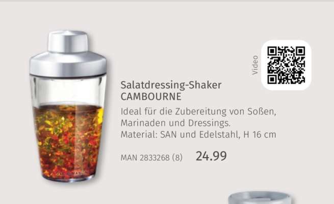 Salatdressing-Shaker CAMBOURNE