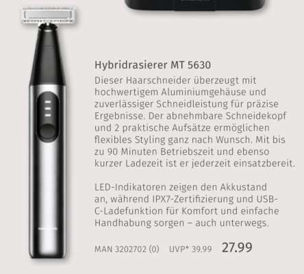 Hybridrasierer MT 5630